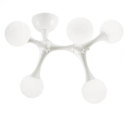 Потолочная люстра Ideal Lux Nodino PL5 Bianco