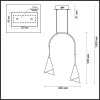Подвесной светодиодный светильник Odeon Light Etna 4116/14L