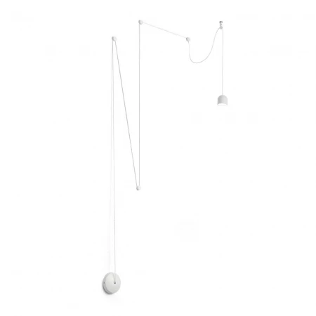 Подвесной светодиодный светильник Ideal Lux Tall SP1 Small Bianco