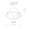 Встраиваемый светильник Nowodvorski Dot 9378