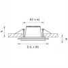 Встраиваемый светодиодный светильник Lightstar Acri 212022