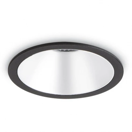 Встраиваемый светодиодный светильник Ideal Lux Game Round Bk Wh